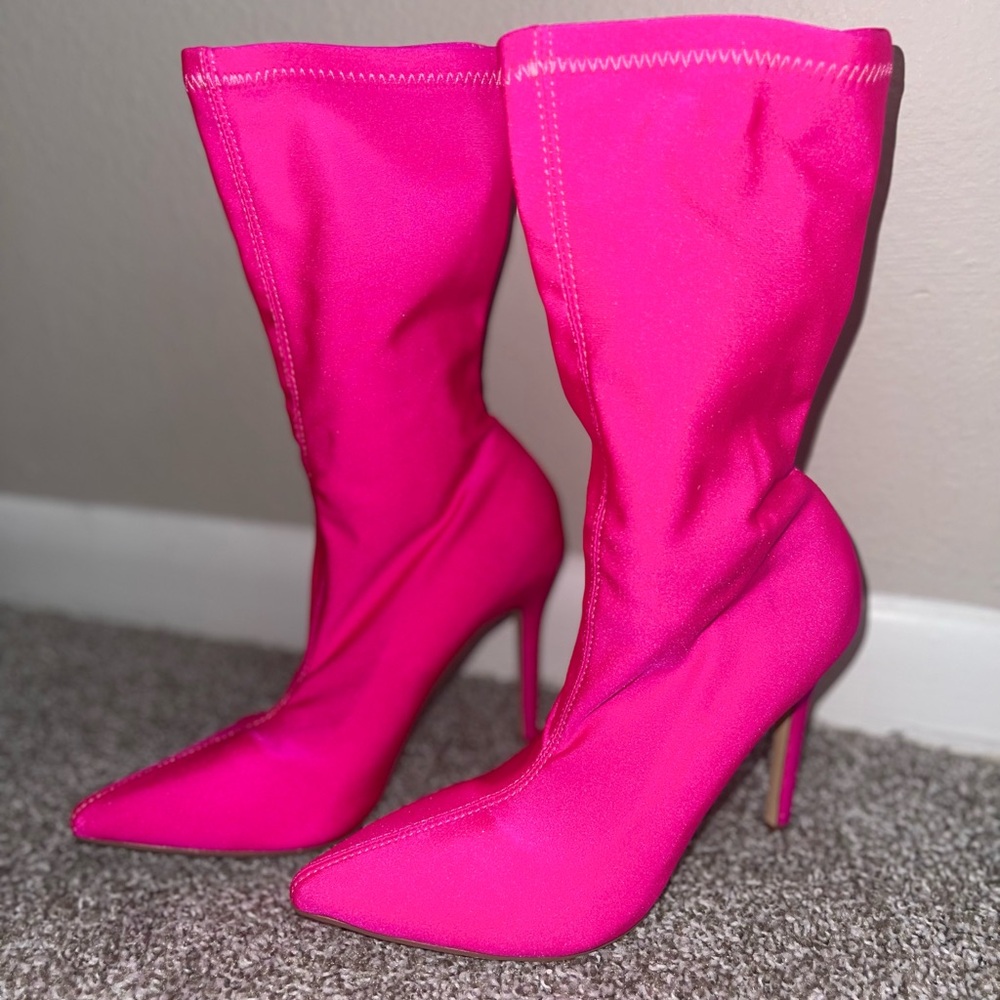 Neon pink Bootie - Picture 1 of 6